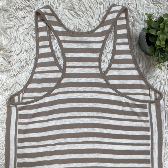 Loft Racerback Sun Dress 💗 Taupe & Oatmeal - Picture 6 of 15